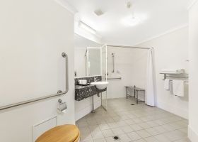 Disabled Bathroom - The Wellington Apartments Hotel Brisbane